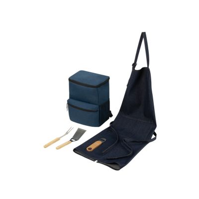 Подарочный набор для барбекю BBQ party, синий-1