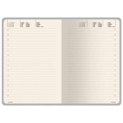 Ежедневник А5 Megapolis Color New soft-touch, серый-7