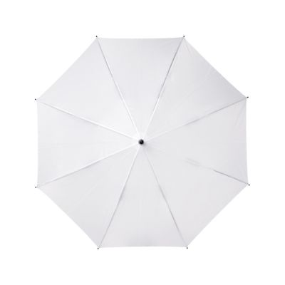 23-дюймовый ветрозащитный полуавтоматический зонт Bella, белый-1