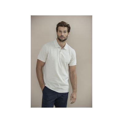 Emerald поло унисекс с коротким рукавом из переработанных материалов Aware™. - Белый-5