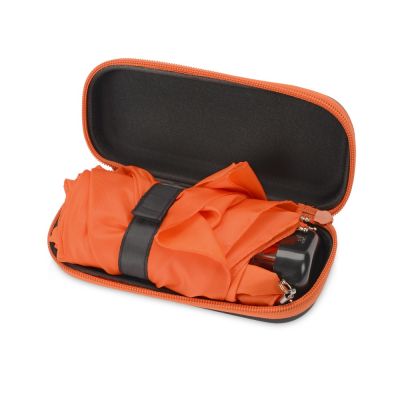 Зонт складной Stella, механический 18, оранжевый (Р)-3