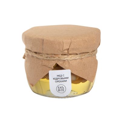 Сувенирный набор Мед с кедровыми орешками 120 гр-1