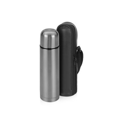 Термос Ямал с чехлом, 500мл, серебристый-0