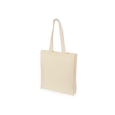 Сумка Donny из хлопка с донной складкой и парусиновыми ручками, натуральный-1