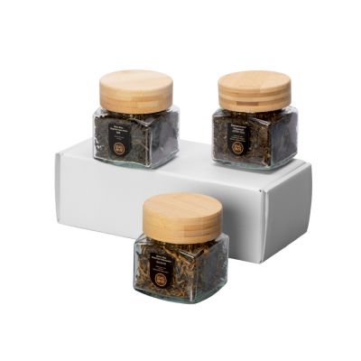 Набор подарочный с тремя видами чая Ceremony (черный чай, зеленый чай, красный чай)-0