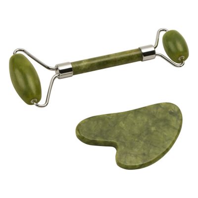 Сет роллер и гуаша Rituals из нефрита, зеленый-2