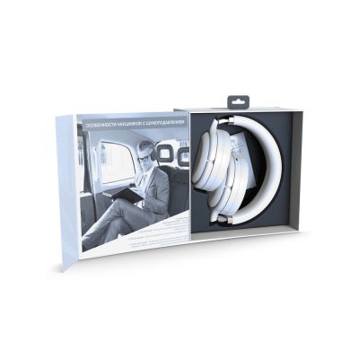 Беспроводные наушники HIPER SILENCE ANC HX3, белый-6