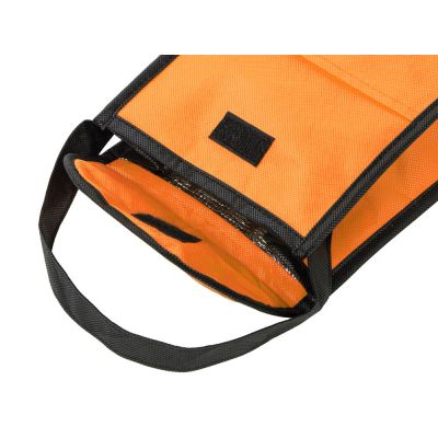 Сумка-холодильник Reviver на липучке из нетканого переработанного материала, оранжевый-6