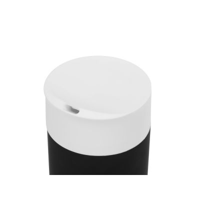 Вакуумная термокружка Recoil, черный/белый-2