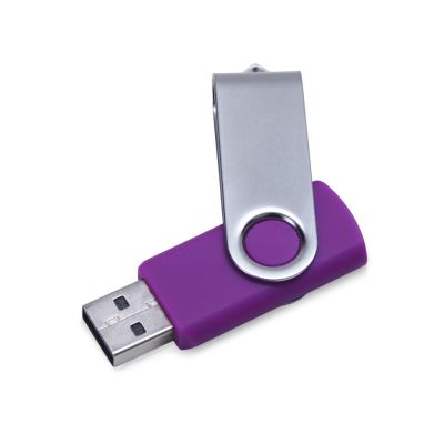 Флеш-карта USB 2.0 32 Gb Flash C1, фиолетовый-0