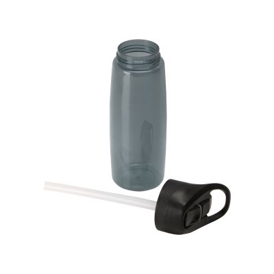 Бутылка c кнопкой Tank, тритан, 680мл Waterline, серый-3