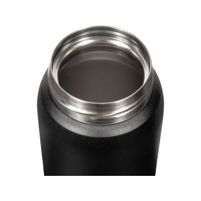 Термокружка Relaxika 701 (0,48 литра), черная (без лого)-7