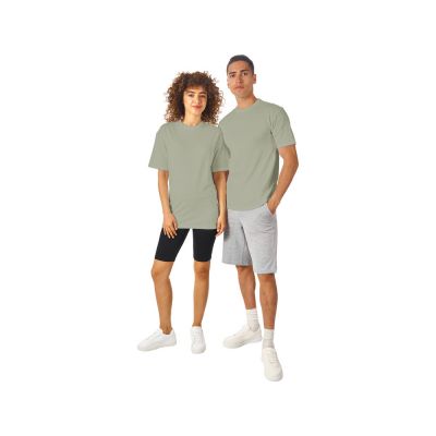 Футболка из френч терри Warsaw унисекс 220гр, оливковый-5