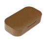Пластиковая упаковка U033-W крышечка с магнитом. материал Eco plastic, коричневый