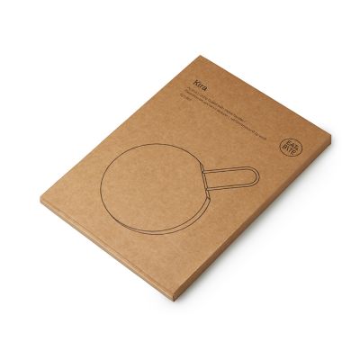 Деревянная круглая доска из акации с металлической ручкой Кира-5