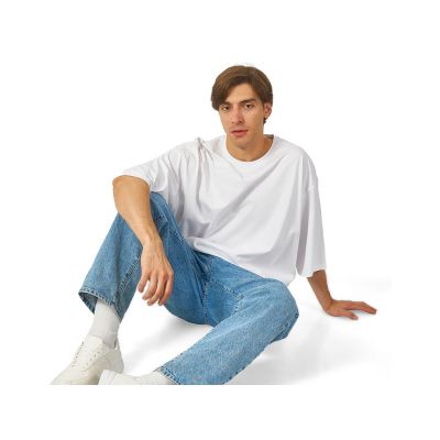 Футболка Berlin к/р оверсайз, 100% хлопок, 180гр, белый-3