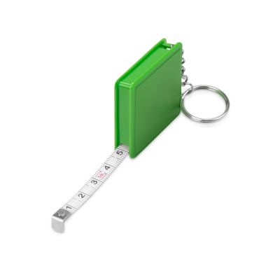 Брелок-рулетка, 1 м., зеленое яблоко-1