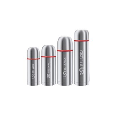 Термос Relaxika 102, 2 чашки, 500 мл, стальной-10