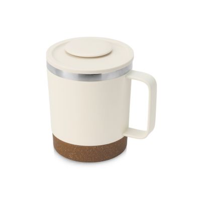 Стальная кружка с двойными стенками Swipe, белый0,00-0