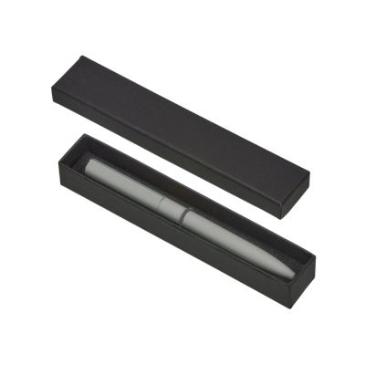 Шариковая металлическая ручка Minimalist софт-тач, серый-3