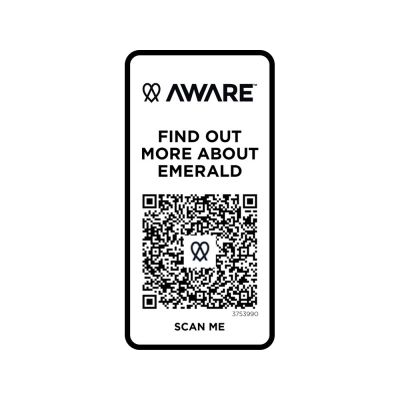Emerald поло унисекс с коротким рукавом из переработанных материалов Aware™. - Черный-4