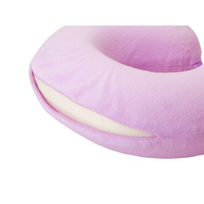 Подушка Basic из микрофибры с эффектом памяти U-shape, розовый NEW-2