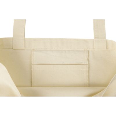 Сумка с широким дном и боками, натуральный-6