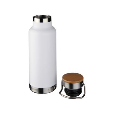 Медная спортивная бутылка с вакуумной изоляцией Thor объемом 480 мл, белый-3