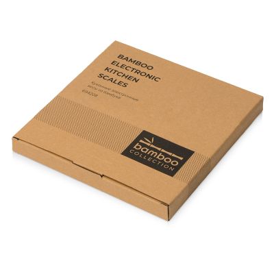 Бамбуковые кухонные весы Scale, натуральный-4