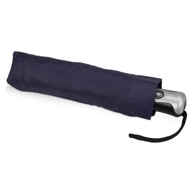Зонт Alex трехсекционный автоматический 21,5, темно-синий-3