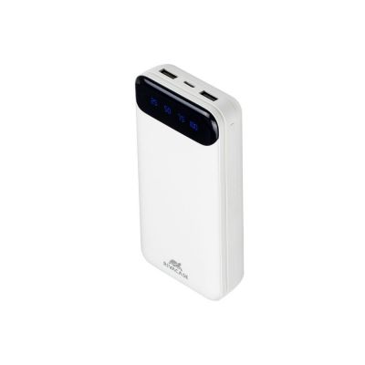 RIVACASE VA2280 (20000mAh) с дисплеем, белый, внешний аккумулятор /24-1