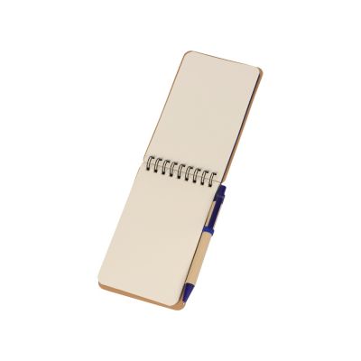 Набор канцелярский с блокнотом и ручкой Masai, 70 л. нелинованных, синий-2