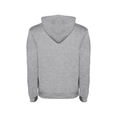 Толстовка с капюшоном Urban мужская, серый меланж/черный-1