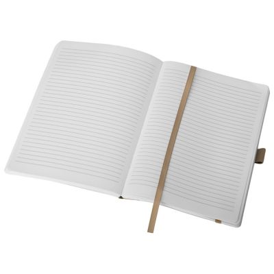 Блокнот из моющегося крафта и каменной бумаги А5 Fleekstone, гибкая обложка, натуральный-1