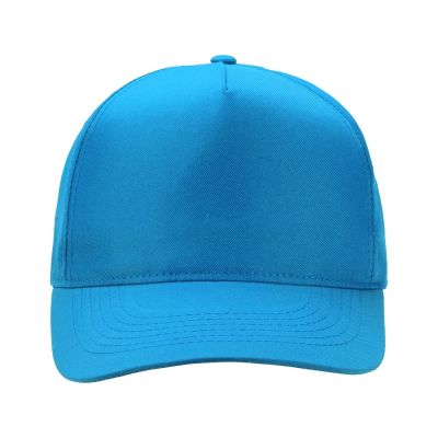 Бейсболка Poly 5-ти панельная 120 гр, голубой-1
