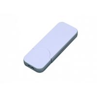 USB-флешка на 16 Гб в стиле I-phone, прямоугольнй формы, белый