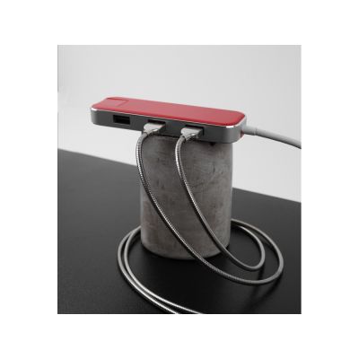 Хаб USB Rombica Type-C Chronos Red-9