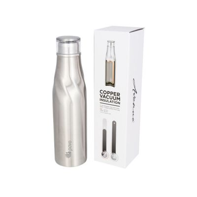 Вакуумная бутылка Hugo с медной изоляцией, серебристый-4