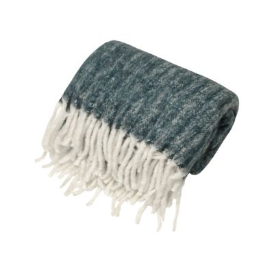 Плед Warmy с шерстью, темно-синий-1