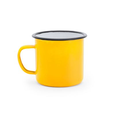 Кружка металлическая ANON, 380 мл, желтый-2