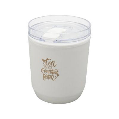 Hudson кружка из переработанного пластика с двойными стенками объемом 180 мл, белый-5