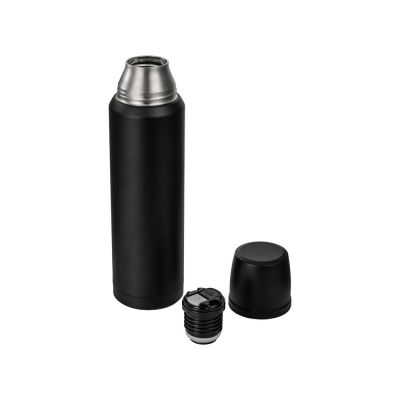 Термос с чашей и двойными медными стенками Stern, 1 л, черный-2