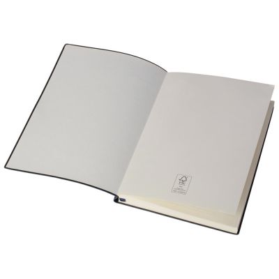 Бизнес блокнот Supreme с вставкой из софт-тача, гибкая обложка, 128 листов, синий-4