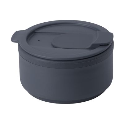Силиконовый складной стакан GoCup, темно-серый-3
