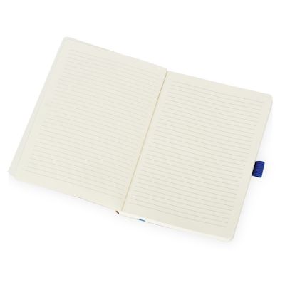 Блокнот Sevilia Soft, гибкая обложка из крафта A5, 80 листов, крафтовый/синий-2