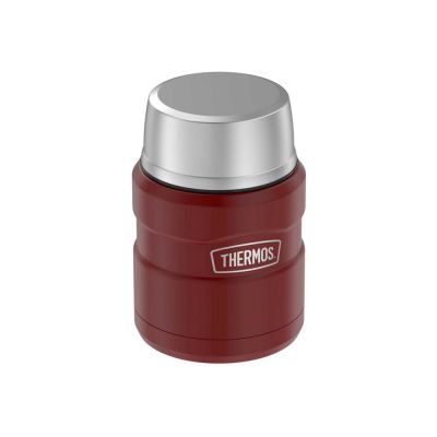 Термос из нерж. стали с ложкой тм THERMOS SK3000 MRR 0,47L-0