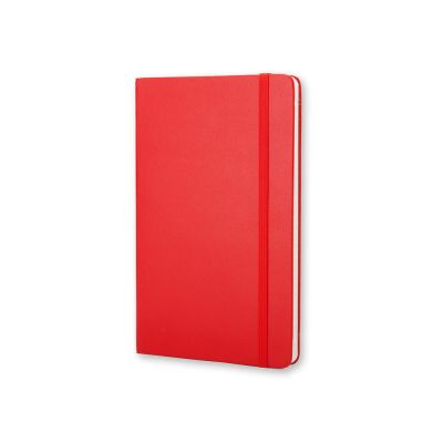 Записная книжка Moleskine Classic (в линейку) в твердой обложке, Pocket (9x14см), красный-4