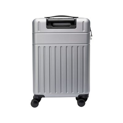 Чемодан на колесах Rover из материалов, переработанных согласно стандарту GRS, 40 л - Серебряный-2