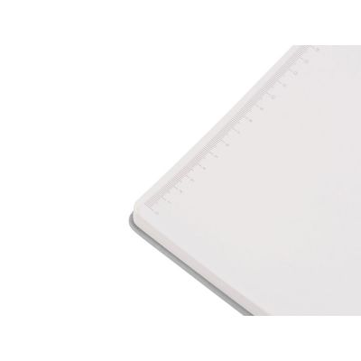 Бизнес-блокнот C2 софт-тач, твердая обложка, 128 листов, серый-4