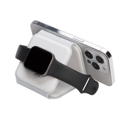 Беспроводное зарядное устройство 3-в-1 Road, 15 Вт, белый-6